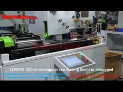 Lasmachine voor het lassen van vierkante blikken